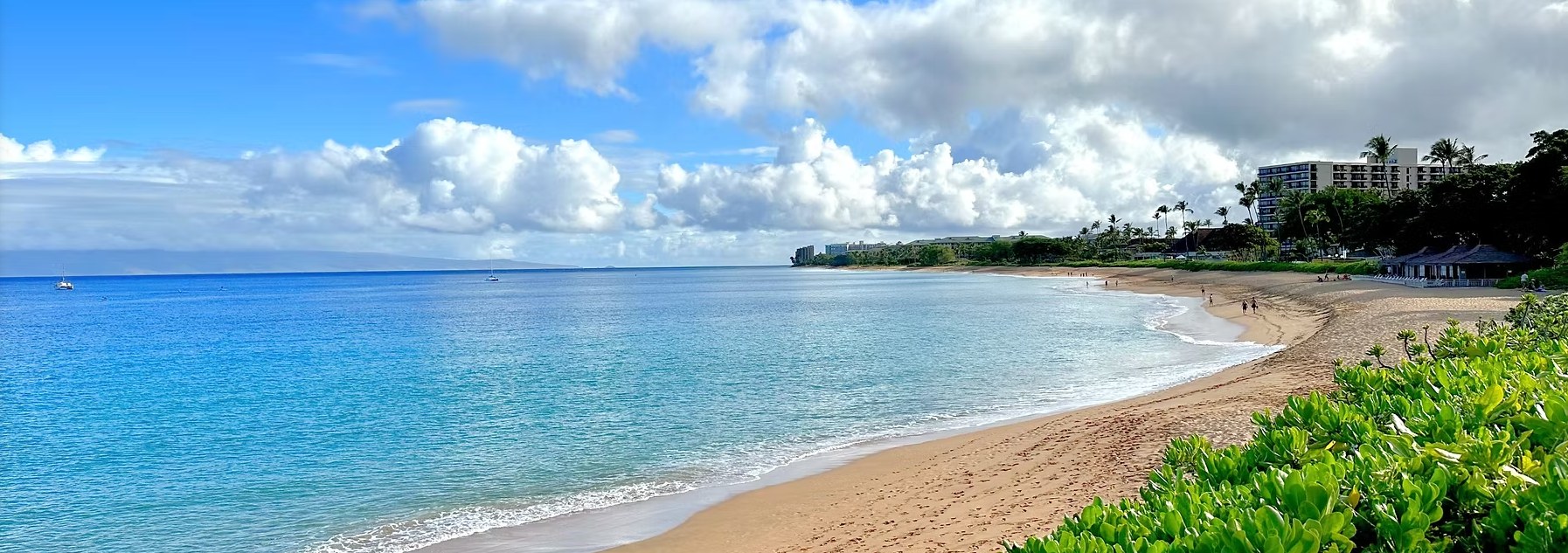 A Maui beach at first light